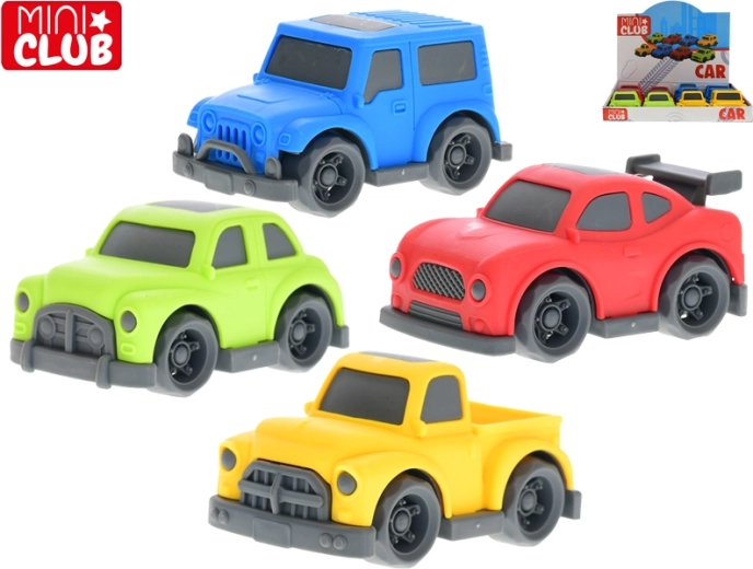 Mini Club bil til børn 9,5 cm med frihjul