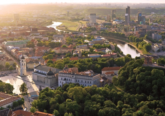 Puslespil Vilnius, Litauen 1000 brikker