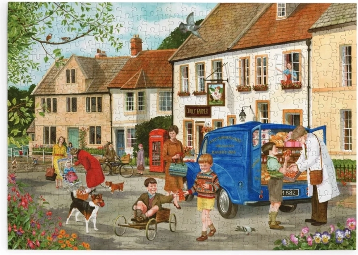 Puslespil House of Puzzles Salg af honningkager, 500 store brikker