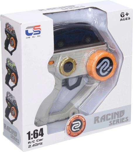Mini RC-bil med fjernbetjening indbygget i controlleren