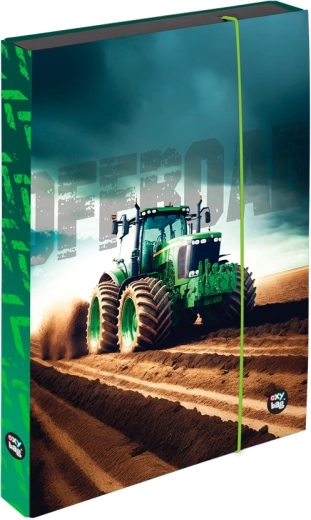 A4 Jumbo notesboks med traktormotiv Oxybag