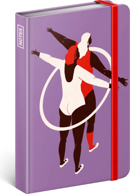 Elegant notesbog Tomski & Polanski med linjerede sider