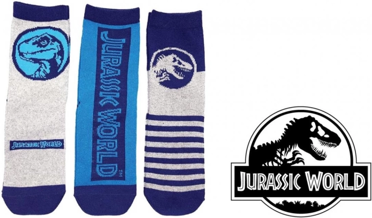 Sæt med sokker Jurassic World – 3 par