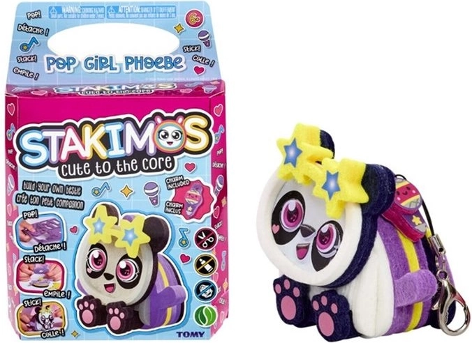 TOMY Stakimos Pop Girl Phoebe – kreativt sæt til at samle en figur
