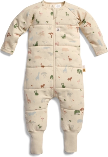 Sovedragt i økologisk bomuld ergoPouch Onesie Savannah 6–12 måneder, 2,5 TOG