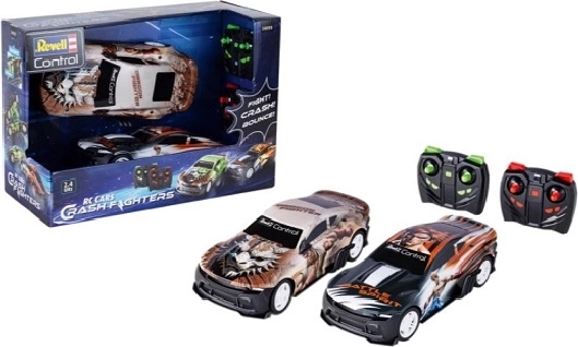 Revell RC Cars Crash Fighter – sæt med 2 fjernstyrede biler til dueller