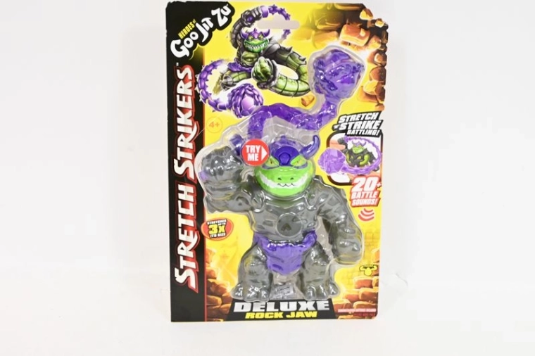 Heroes of Goo Jit Zu Rock Jaw Stretch Strikers Deluxe actionfigur med lyde
