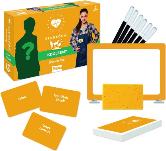 Slunečná – selskabsspil Hvem er jeg?