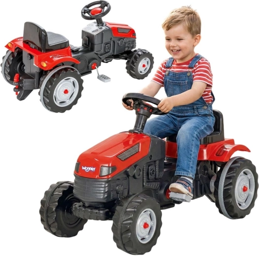 Woopie Farmer GoTrac pedaltraktor med støjsvage hjul