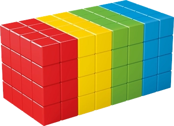 Geomag Magicube Full Color – magnetisk byggesæt 128 klodser