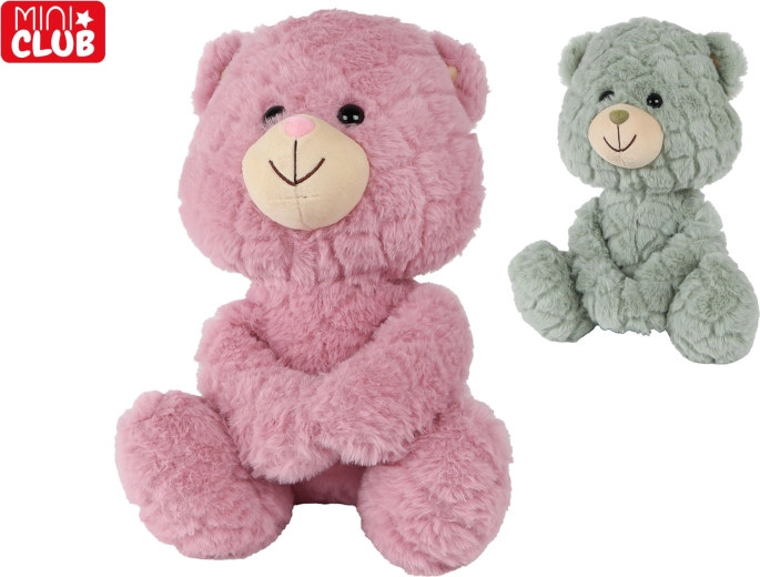 Siddende bamse i plys 30 cm Mini Club