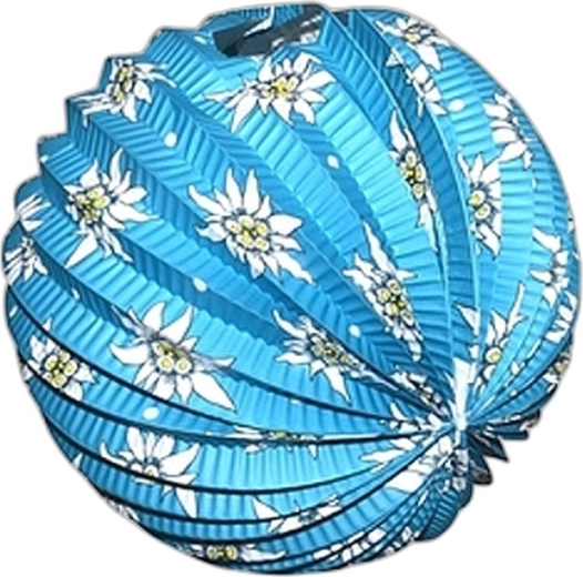Papirlanterne kugle 25 cm - 1 stk.