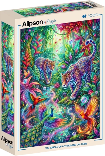 Alipson puslespil Farverig jungle 1000 brikker