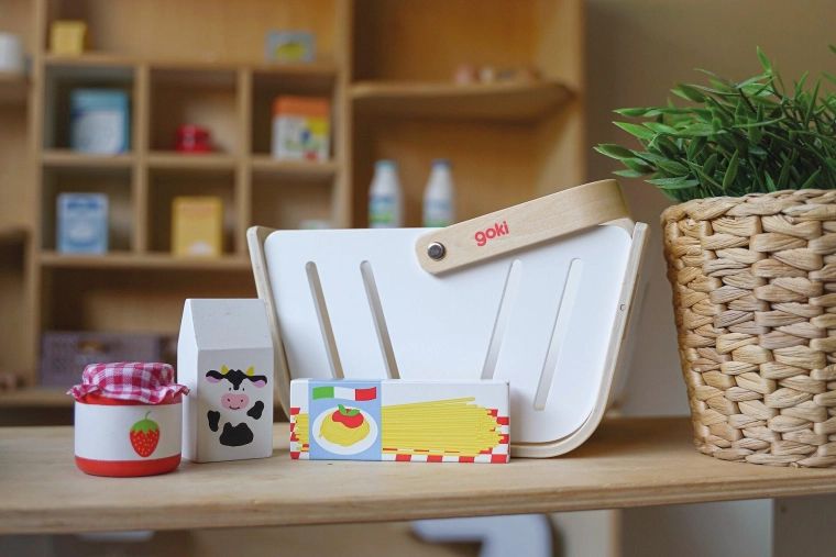 Goki indkøbskurv MiniShopper med pung