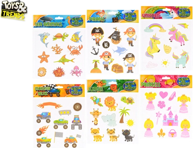 Gel-klistermærker Toys&Trends – kreative stickers til børn