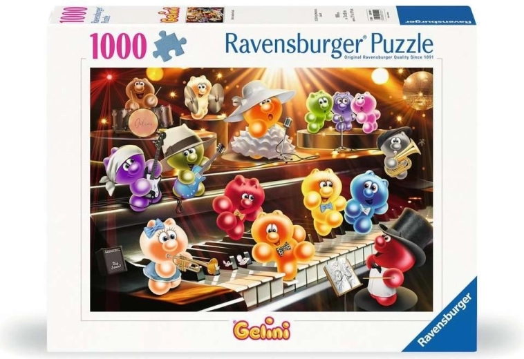 Ravensburger-puslespil Gelini: Musik med 1000 brikker