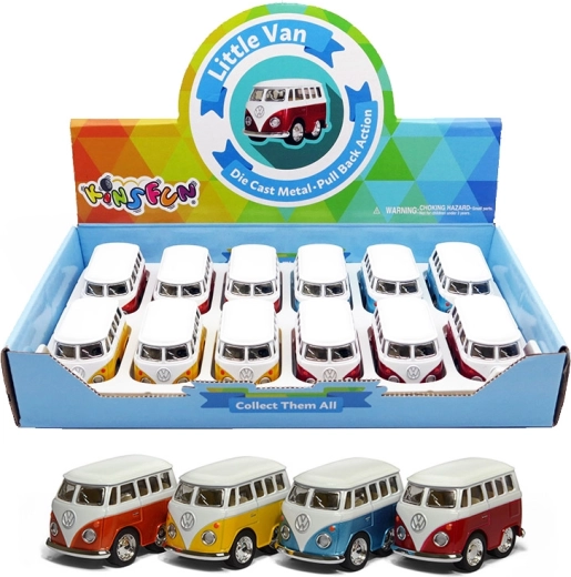 Metalmodel af bil VOLKSWAGEN Little Van – 4 varianter