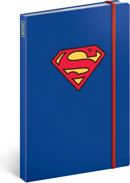 Notesbog Superman-symbol med fast binding