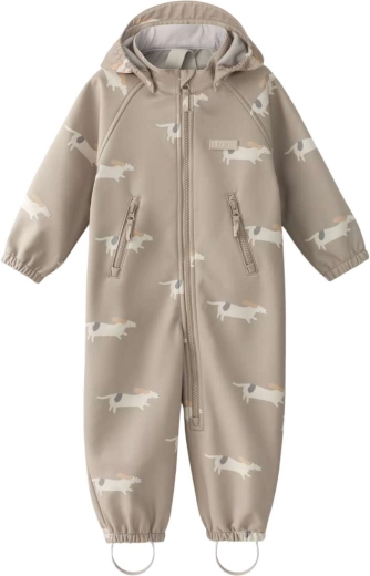 Leokid softshell-heldragt Lilo beige woof 104