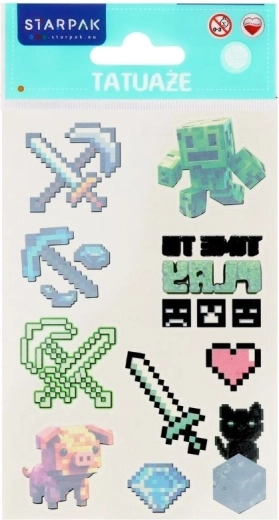 Pixel-tatovering – 1 stk.
