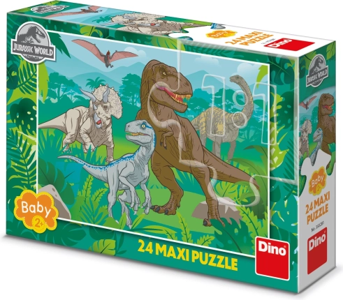 Dino puslespil Jurassic World Maxi 24 brikker
