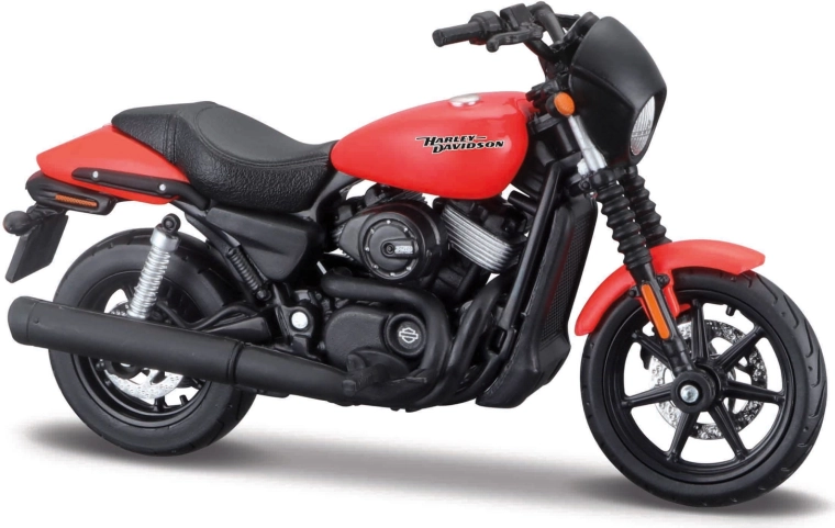 Maisto Harley-Davidson Street 750 rød 1:18