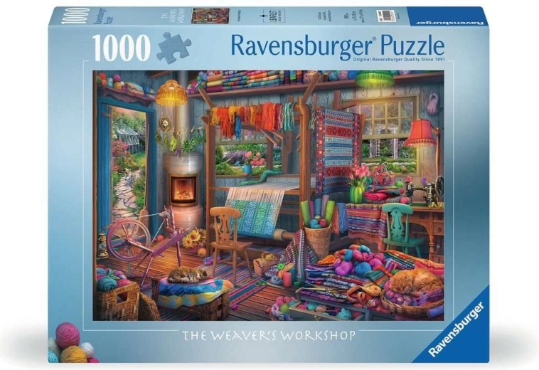 Ravensburger puslespil væverværksted 1000 brikker