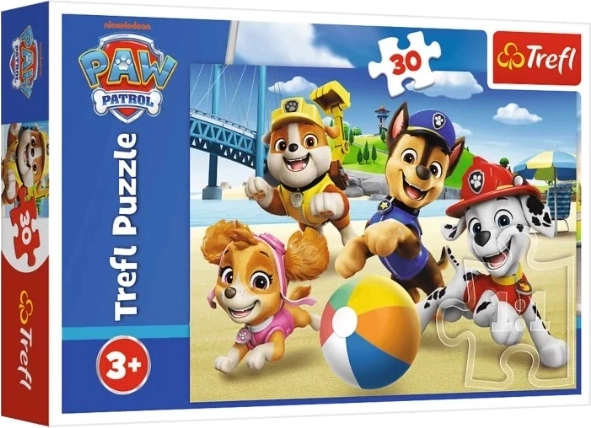 Puzzle Paw Patrol „Cztery łapy“ (30 brikker)