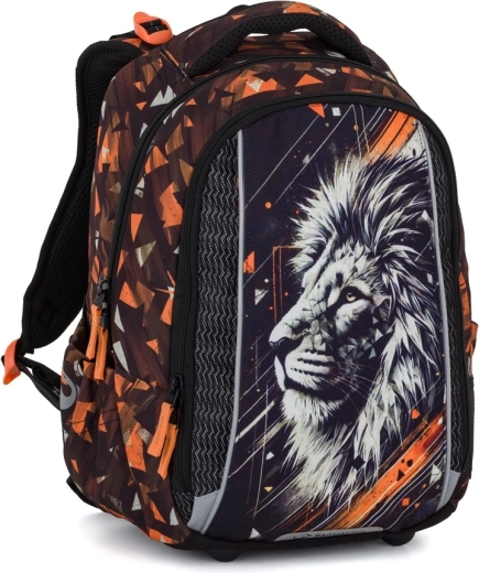 Bagmaster Vega 26 skoletaske med løvemotiv