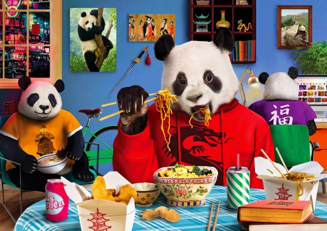 Puslespil Kinesisk fastfood 1000 brikker