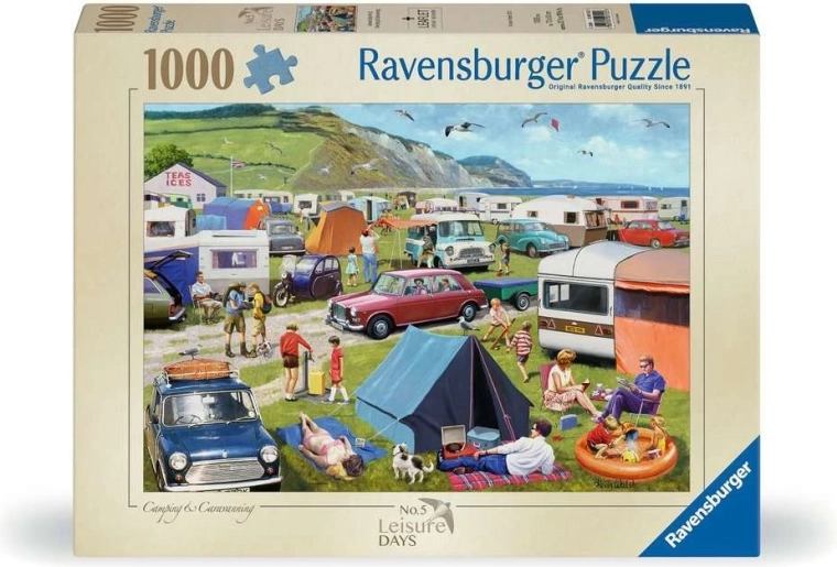 Ravensburger puslespil Leisure Days nr. 5: camping og caravaning 1000 brikker