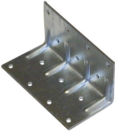 Stål monteringsvinkel 80×40×40 mm, tykkelse 2 mm