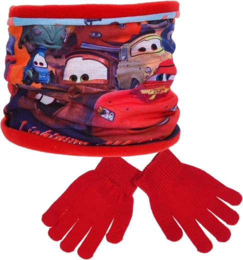 Sæt med halsedisse og handsker Disney Cars