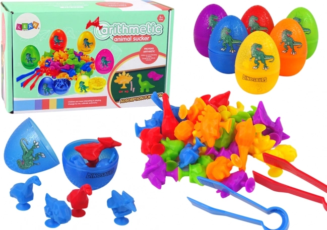 Dinosaur figurer med sugekopper