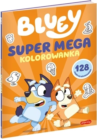 Bluey super mega malebog
