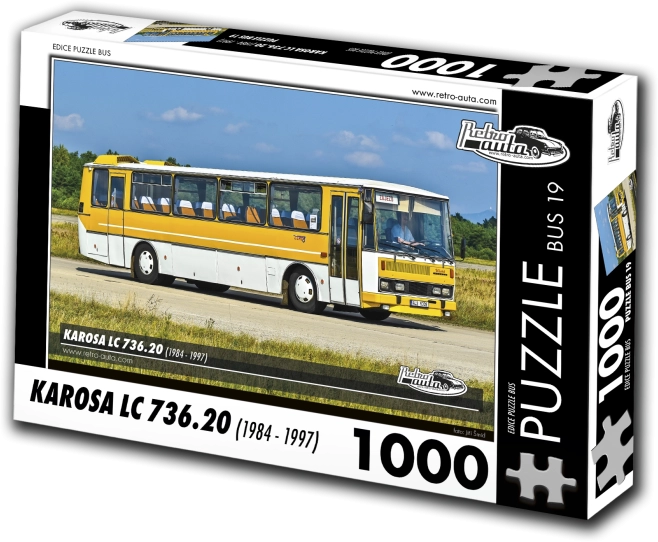 Puslespil Retro-biler Karosa LC 736.20 bus 1000 brikker
