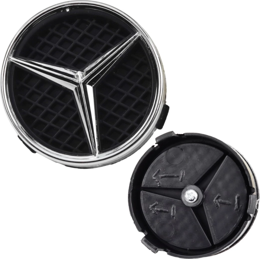 Blændprop med Mercedes-emblem 7 cm