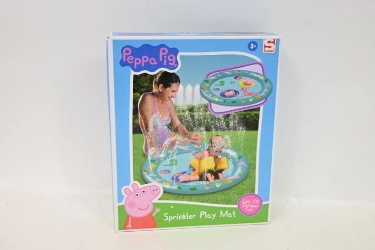 Peppa Pig vandlegemåtte med vandstråler 96 cm