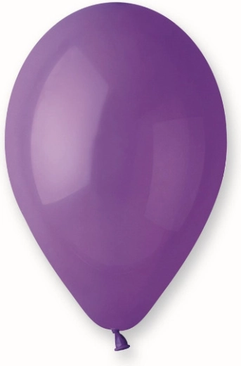 Pastelfarvede lilla balloner 25 cm