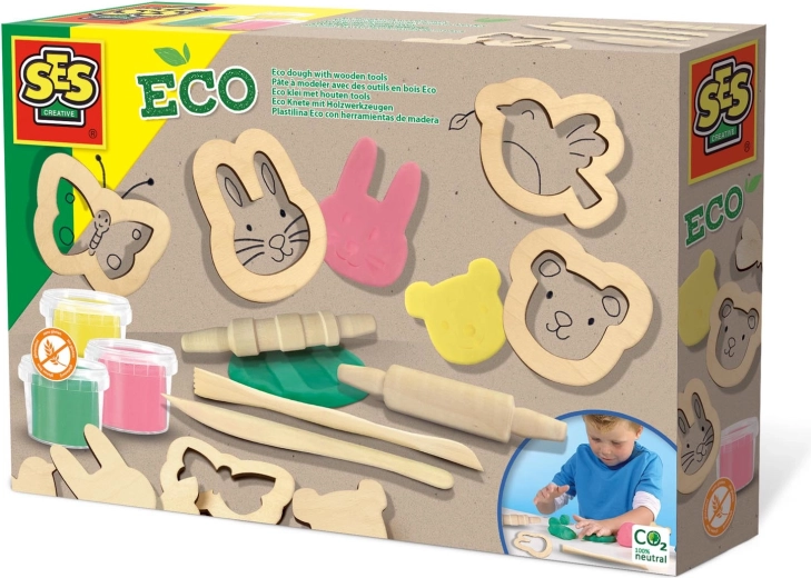 ECO modellervoks med trætilbehør