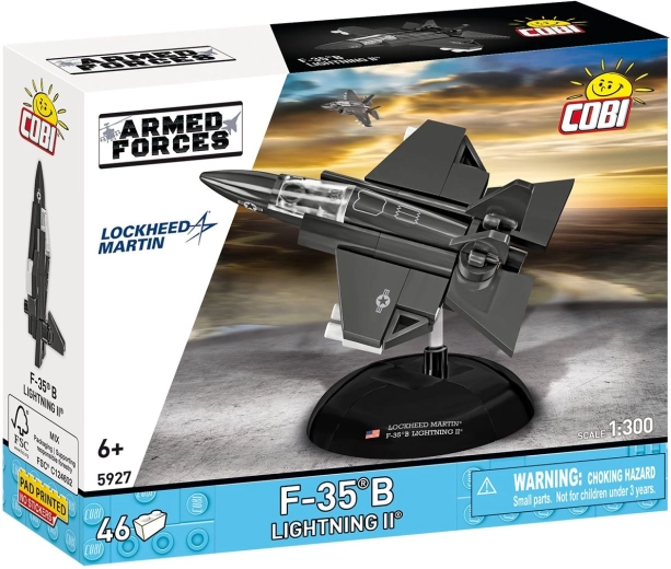 Cobi Armed Forces Lockheed Martin F-35B Lightning II 1:300 byggesæt med 46 dele