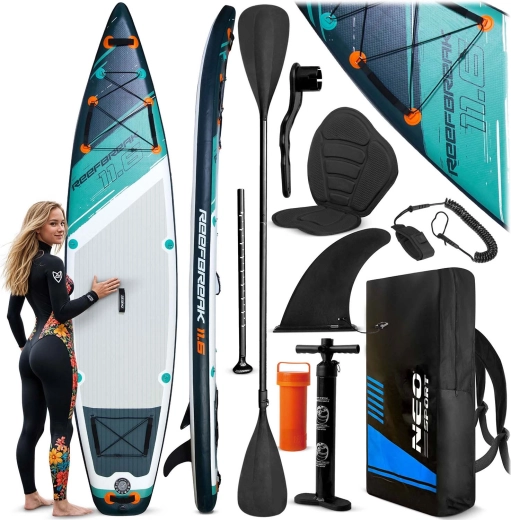 Oppusteligt paddleboard Reefbreak 350 × 81 × 15 cm Neo-Sport