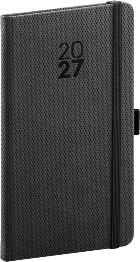 Notique lommeagenda Diamante 2027 sort 9 × 15,5 cm