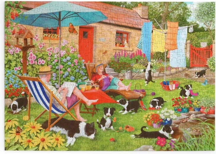 Puslespil House of Puzzles Afslappende stunder med 500 store brikker