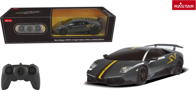 Rastar RC-bil Lamborghini Murciélago LP670-4 Superveloce 1:24 grå - 1 stk.