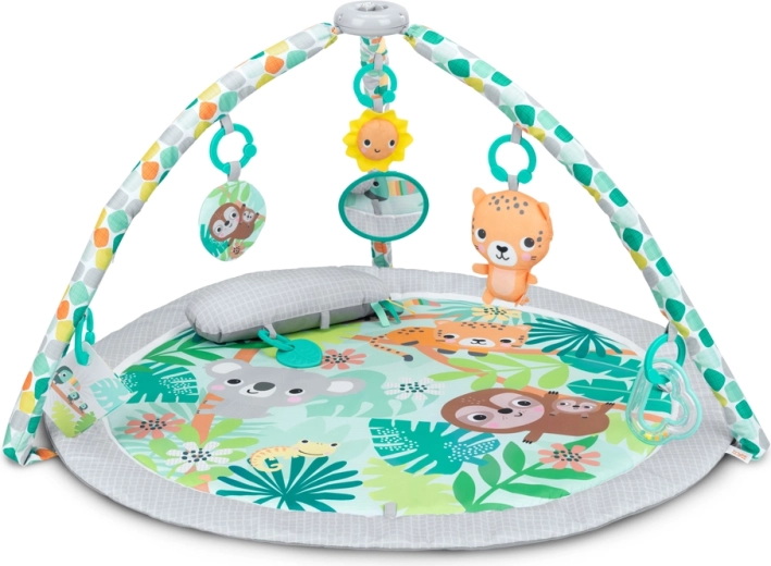 Bright Starts aktivitetslegetæppe Wild Rainforest FoldAway