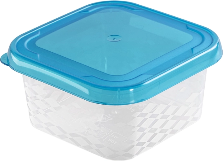 Blue Box firkantet madboks 0,25 l blå