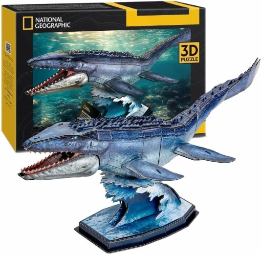 CubicFun 3D-puslespil National Geographic: Mosasaurus, 76 dele