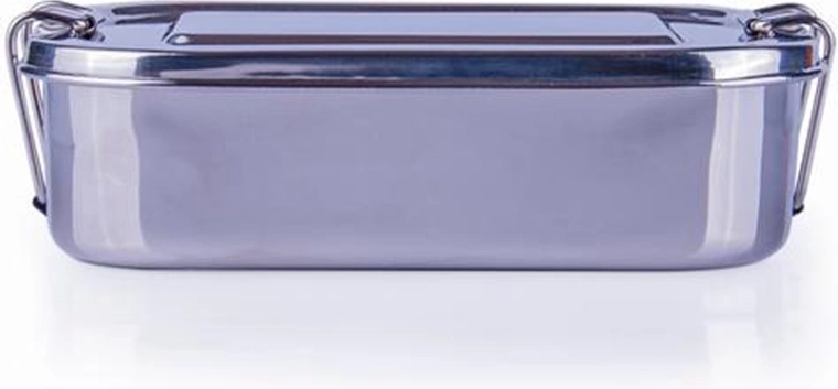 Tiffin-dåse i rustfrit stål med blank overflade 1 l