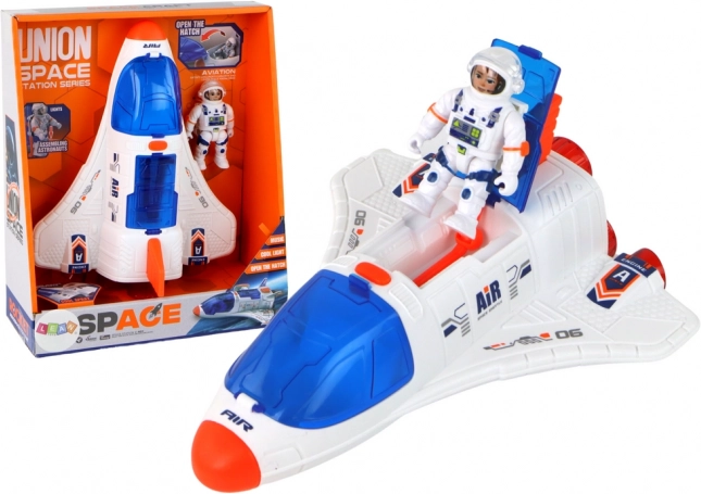 Kosmisk mission – raket med astronaut, 2 dele